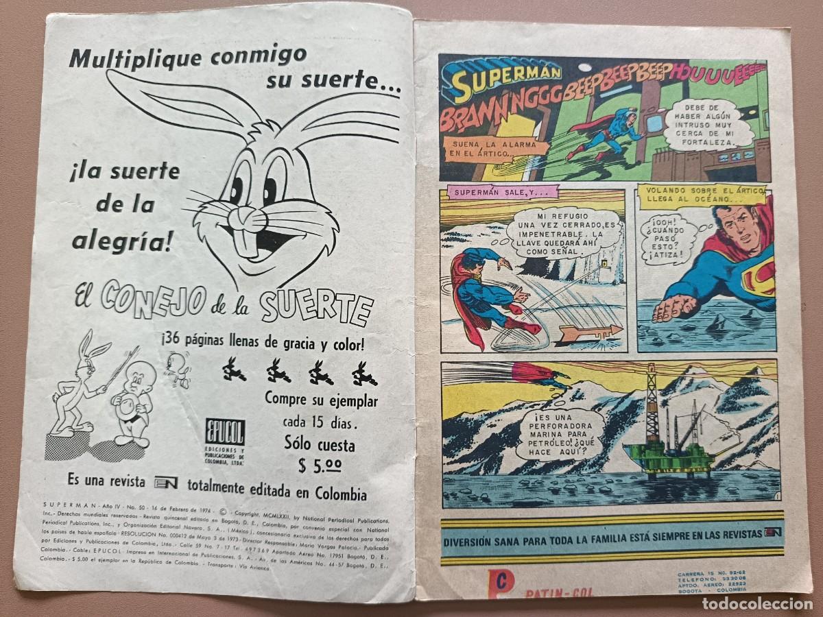 Tebeos: SUPERM&Aacute;N- N&Uacute;MERO-50 (COLOMBIA) - Foto 2
