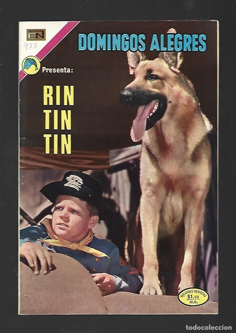 Tebeos: Domingos alegres, 977: Rin Tin Tin, 1973, Novaro, muy buen estado