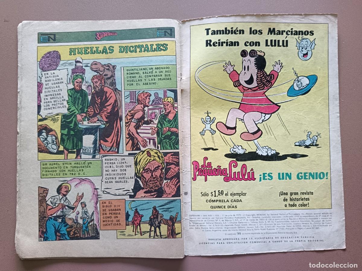 Tebeos: SUPERM&Aacute;N- N&Uacute;MERO-920 - Foto 4