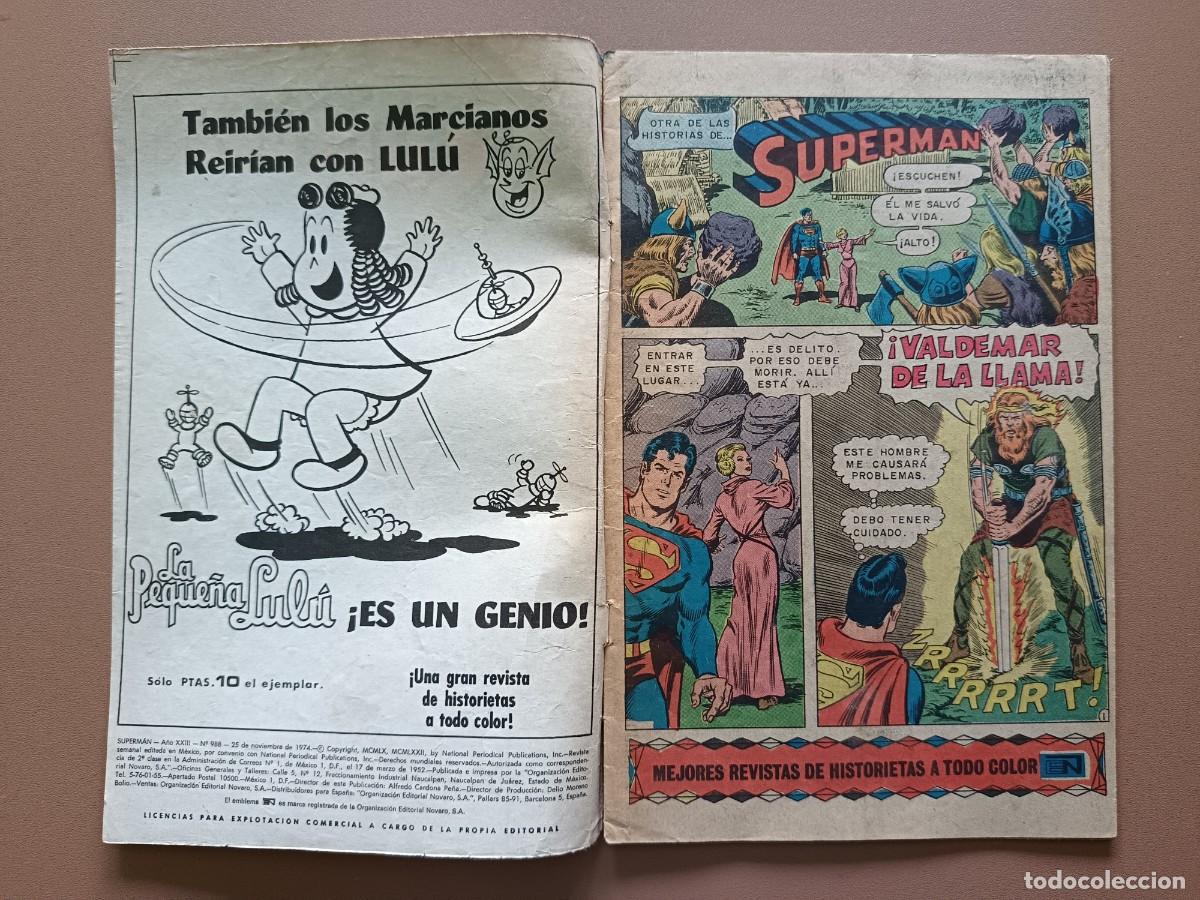 Tebeos: SUPERM&Aacute;N- N&Uacute;MERO-988 - Foto 2