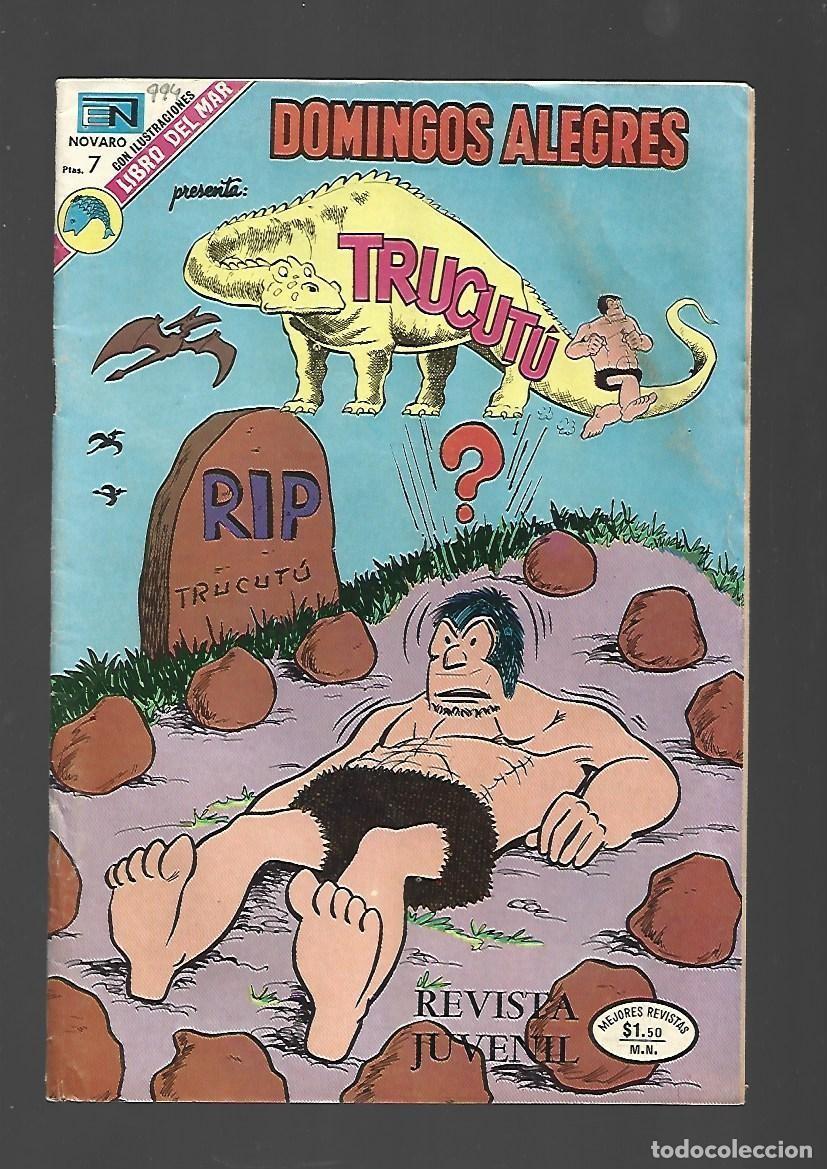 Tebeos: Domingos alegres, 994: Trucut&uacute;, 1973, Novaro, muy buen estado