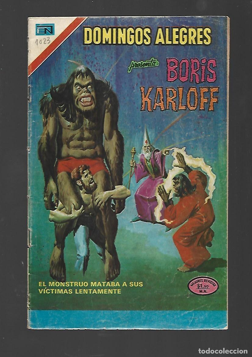 Tebeos: Domingos alegres, 1023: Boris Karloff, 1973, Novaro.