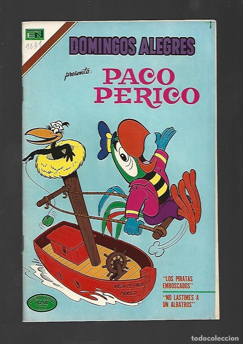 Tebeos: Domingos alegres, 1031: Paco Perico, 1974, Novaro, muy buen estado
