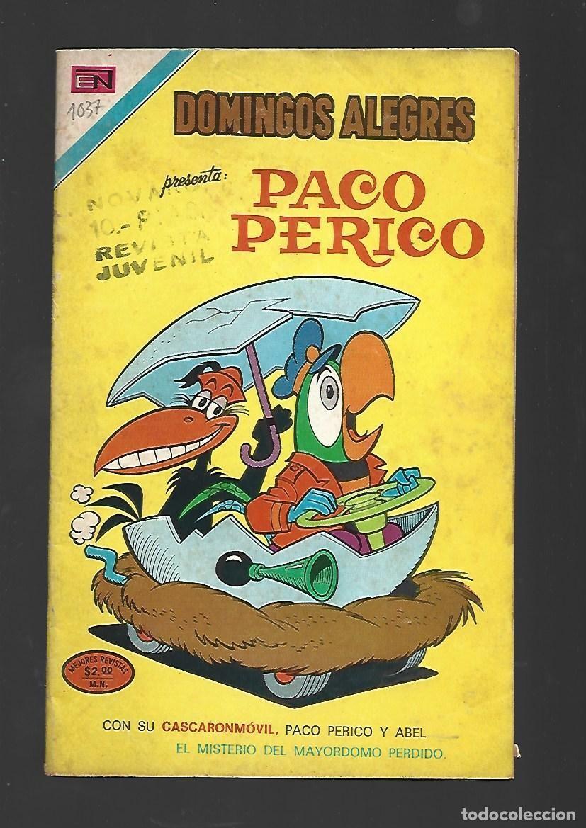 Tebeos: Domingos alegres, 1037: Paco Perico, 1974, Novaro, buen estado