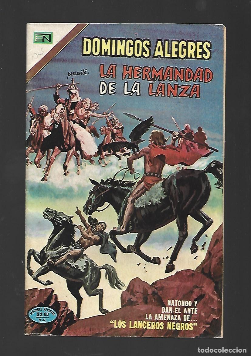 Tebeos: Domingos alegres, 1045: la hermandad de la lanza, 1974, Novaro, muy buen estado