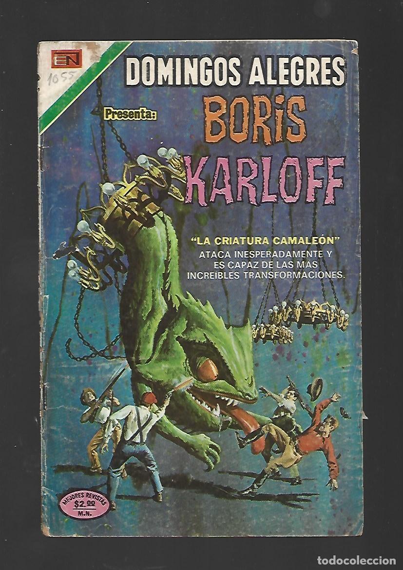 Tebeos: Domingos alegres, 1055: Boris Karloff, 1974, Novaro,