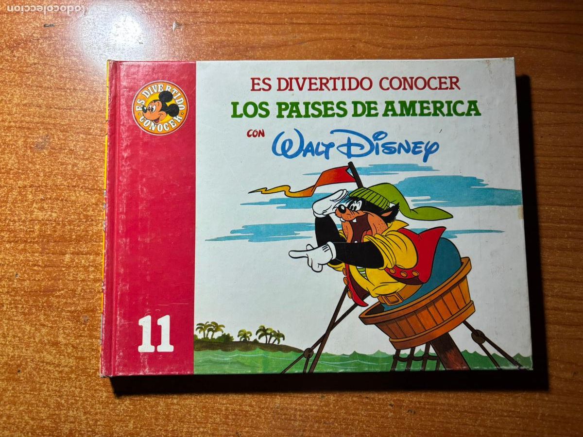 Tebeos: ES DIVERTIDO CONOCER N&ordm; 11 LOS PAISES DE AMERICA CON WALT DISNEY TAPA DURA