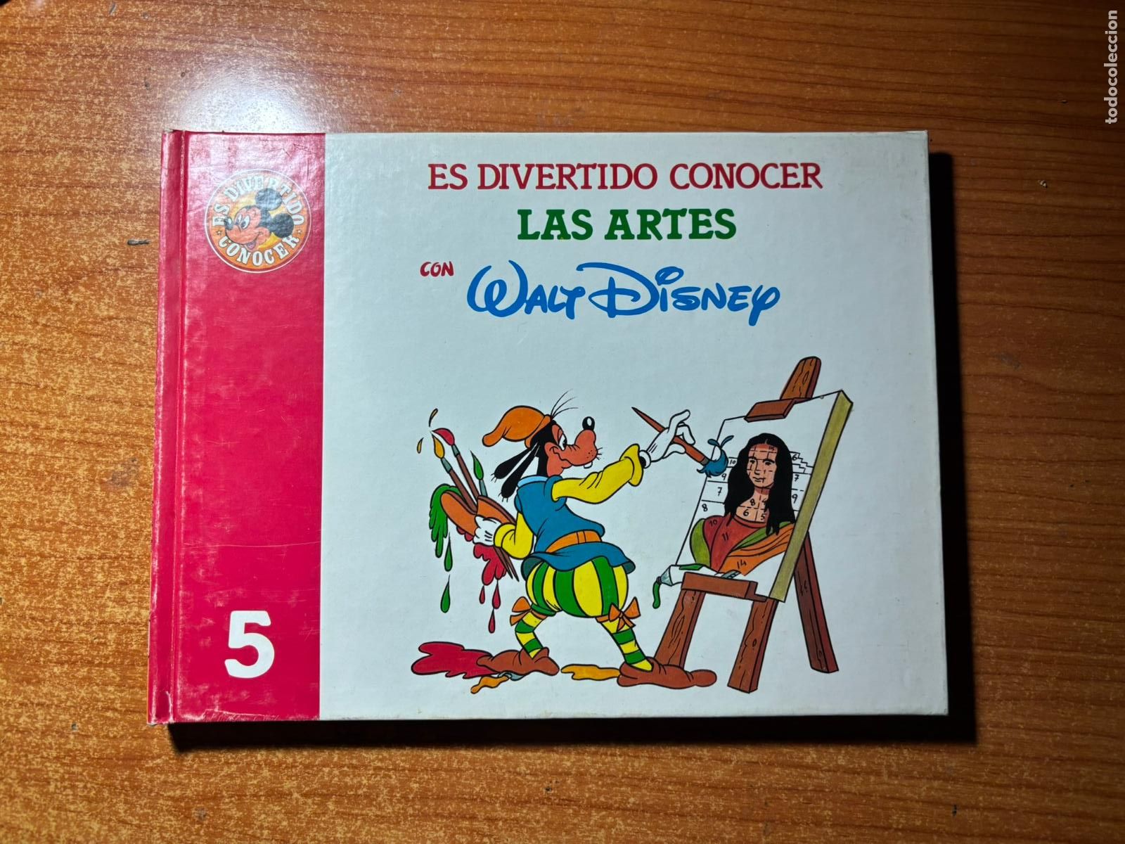 Tebeos: ES DIVERTIDO CONOCER N&ordm; 5 LAS ARTES CON WALT DISNEY TAPA DURA