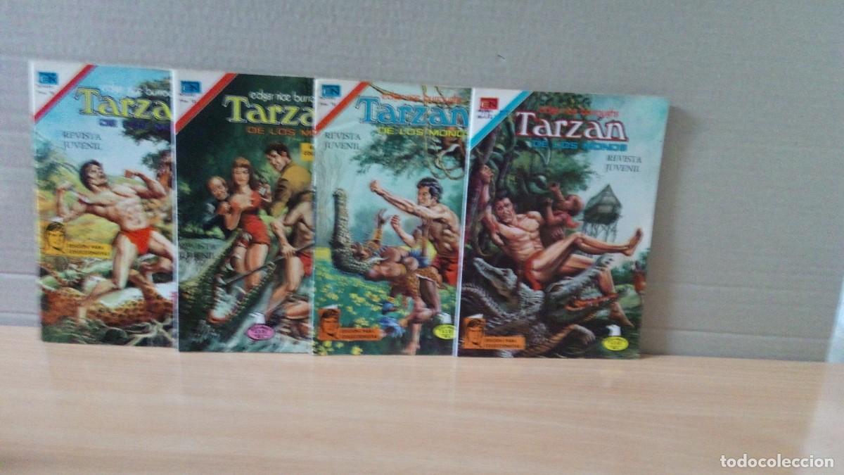 Tebeos: LOTE DE 4 TEBEOS DE TARZAN.EDITORIAL NOVARO.A&Ntilde;O 1977