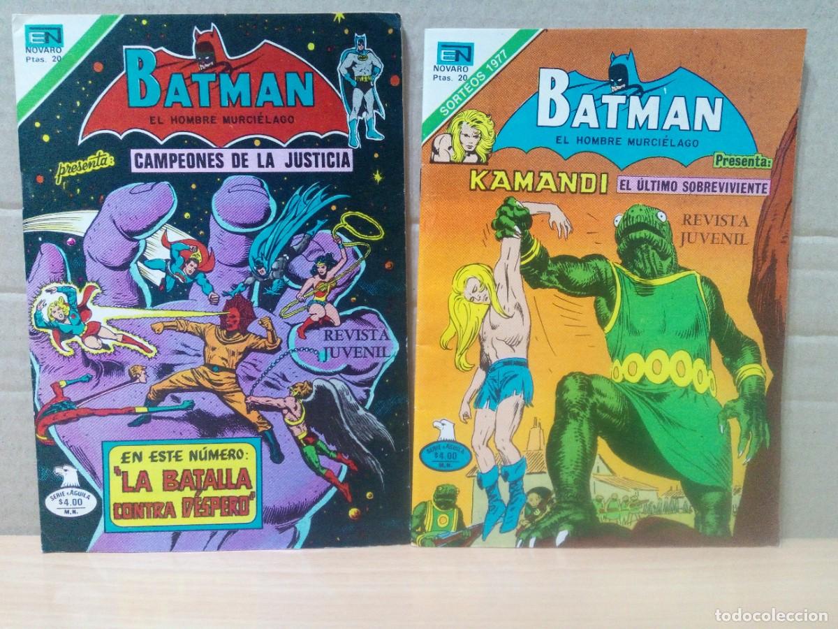 Comics: LOTE DE 2 TEBEOS DE BATMAN.EDITORIAL NOVARO.A&Ntilde;O 1978