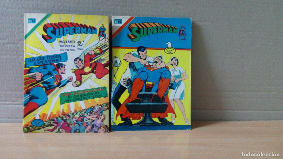 Tebeos: LOTE DE 2 TEBEOS DE SUPERMAN EDITORIAL NOVARO .A&Ntilde;OS 70
