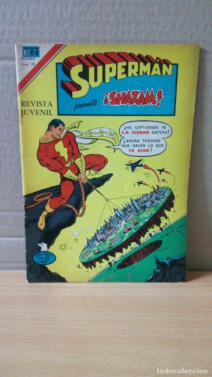 Tebeos: TEBEO DE EDITORIAL NOVARO.SERIE AGUILA-SUPERMAN/&iexcl;SHAZAM!