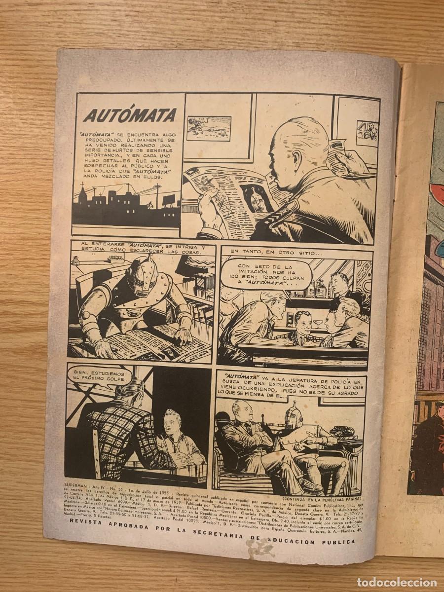 Tebeos: Superman n&ordm; 55 - Buen Estado - Foto 2
