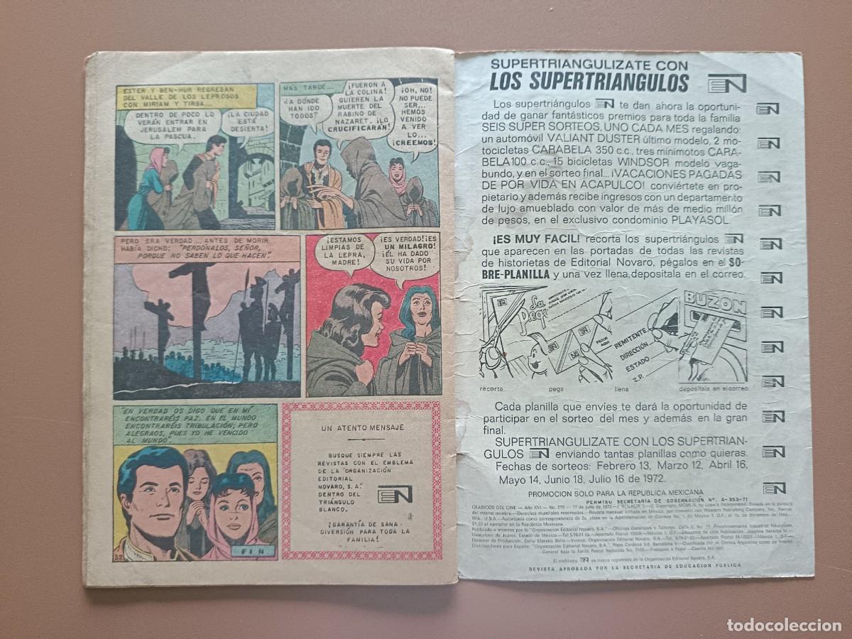Tebeos: CL&Aacute;SICOS DEL CINE- BEN-HUR- N&ordm;-276 - Foto 4