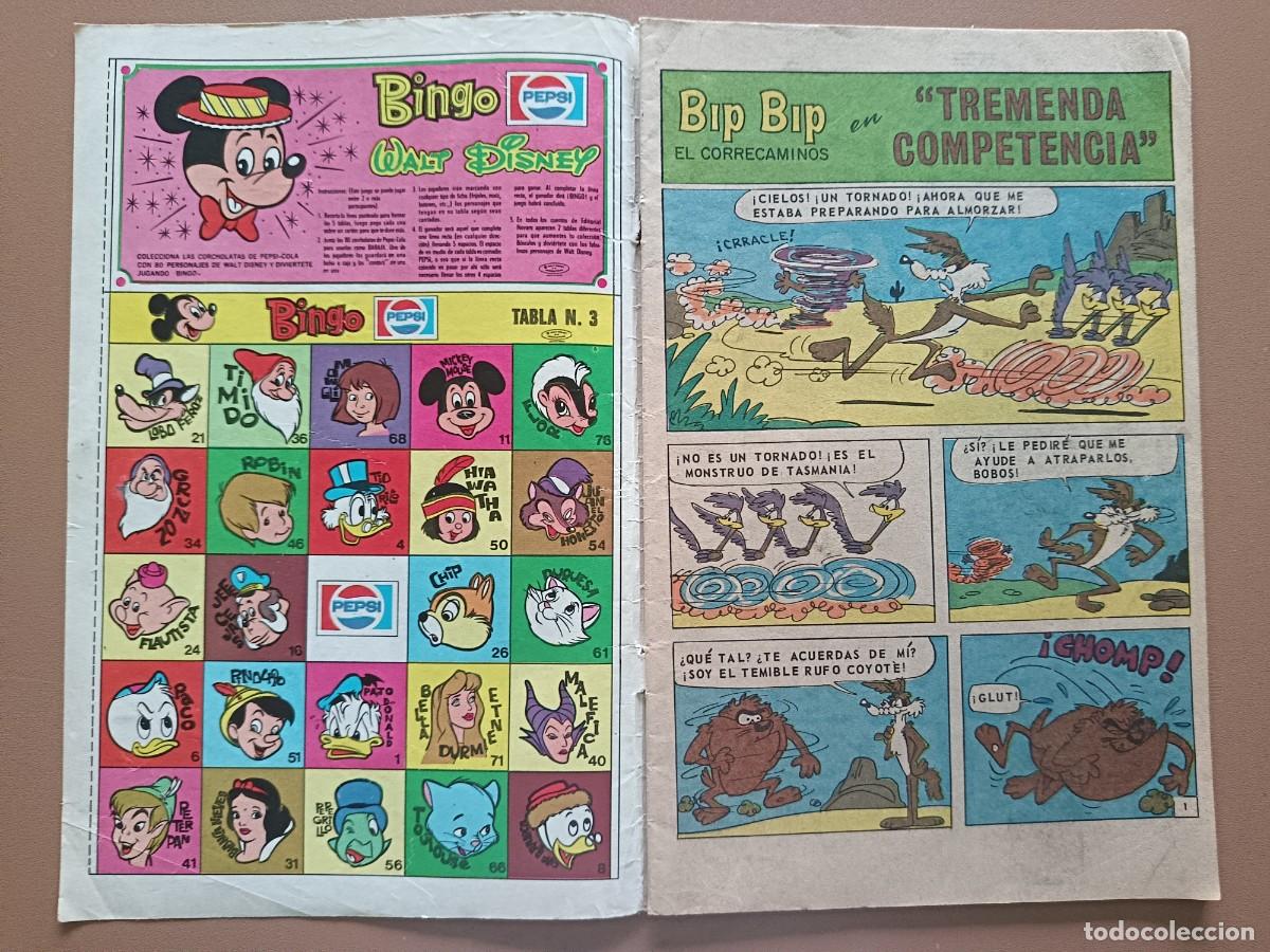 Tebeos: DOMINGOS ALEGRES- BIP BIP EL CORRECAMINOS-N&ordm;-1076 - Foto 2