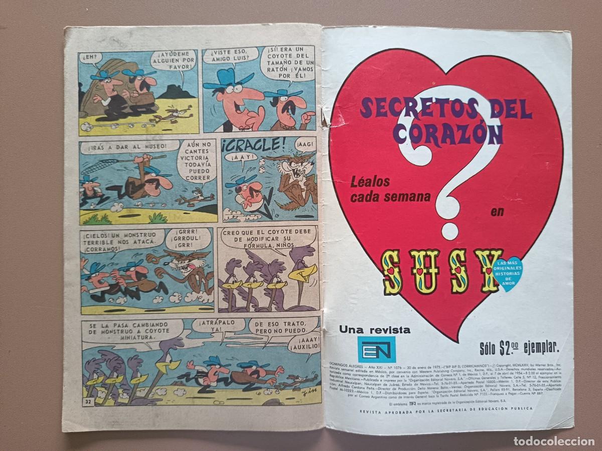 Tebeos: DOMINGOS ALEGRES- BIP BIP EL CORRECAMINOS-N&ordm;-1076 - Foto 4