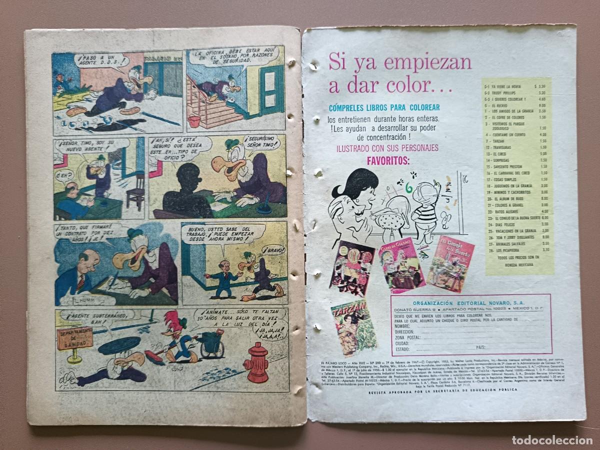 Tebeos: EL P&Aacute;JARO LOCO- N&ordm;- 291 - Foto 4