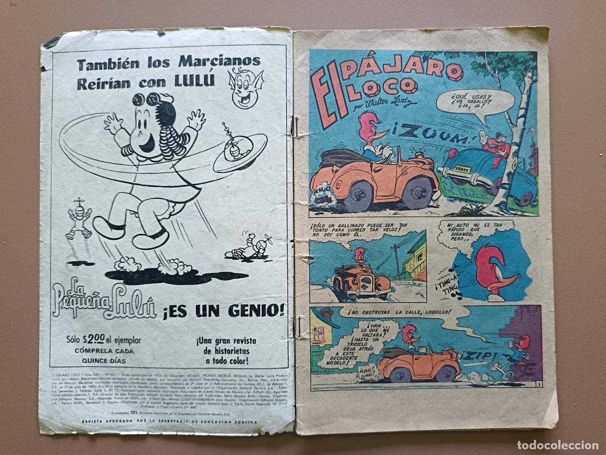 Tebeos: EL P&Aacute;JARO LOCO- N&ordm;- 451 - Foto 2