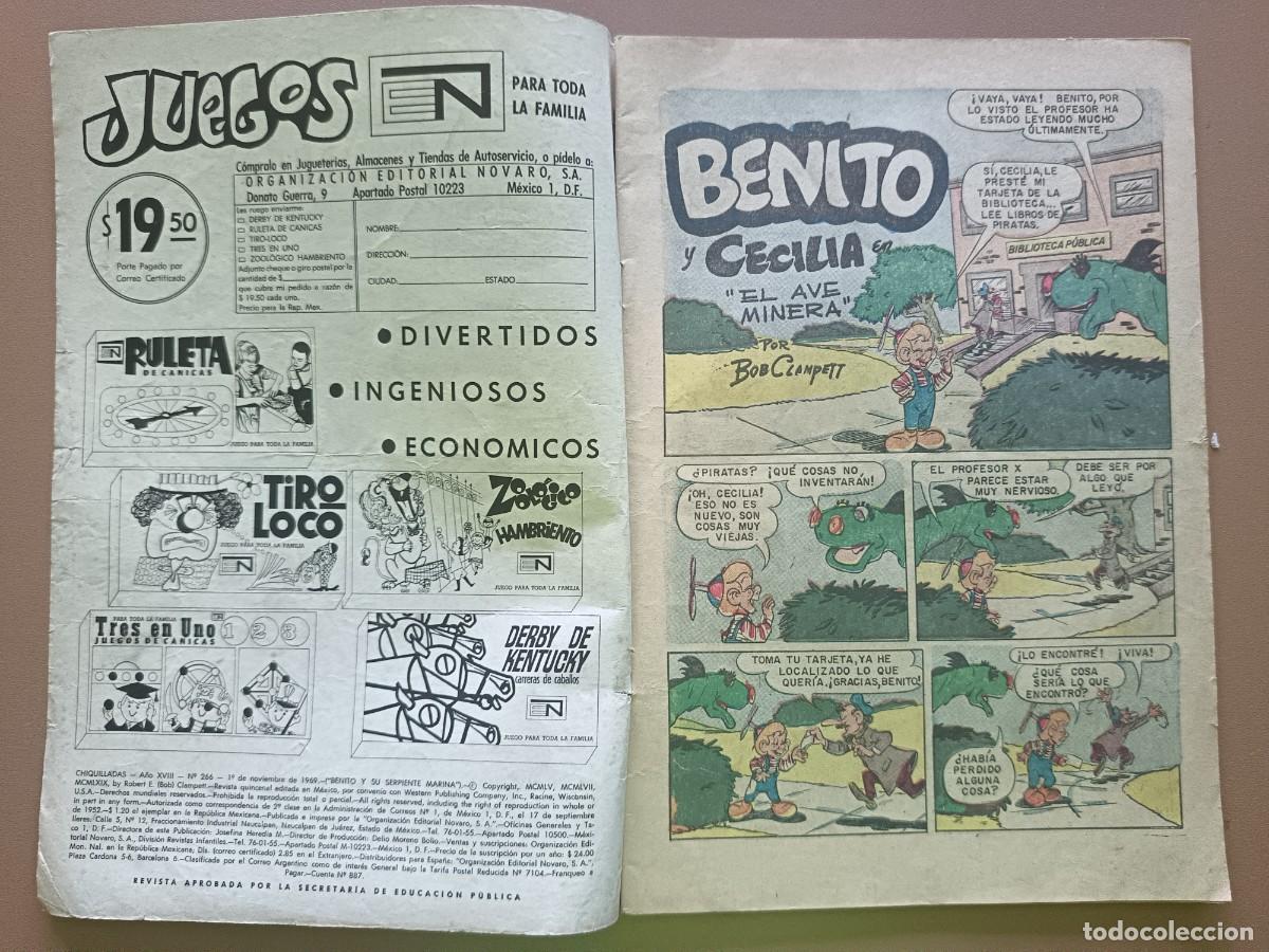 Tebeos: CHIQUILLADAS- BENITO- N&ordm;-266 - Foto 2
