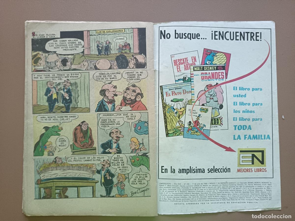 Tebeos: CHIQUILLADAS- BENITO- N&ordm;-258 - Foto 4