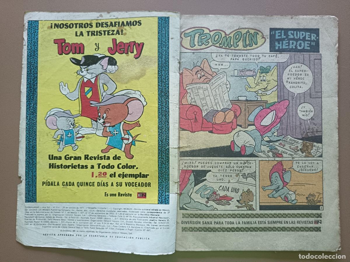 Tebeos: CHIQUILLADAS- TROMP&Iacute;N Y COLILLA - N&ordm;-314 - Foto 2