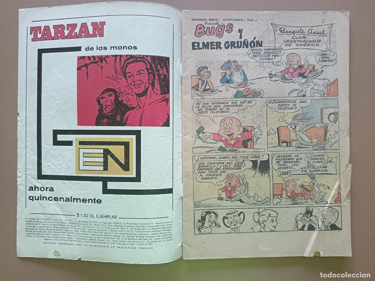 Tebeos: EL CONEJO DE LA SUERTE- N&ordm;-329 - Foto 2