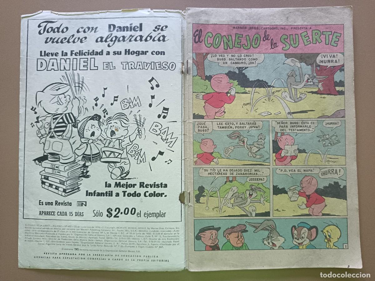 Tebeos: EL CONEJO DE LA SUERTE- N&ordm;-453 - Foto 2