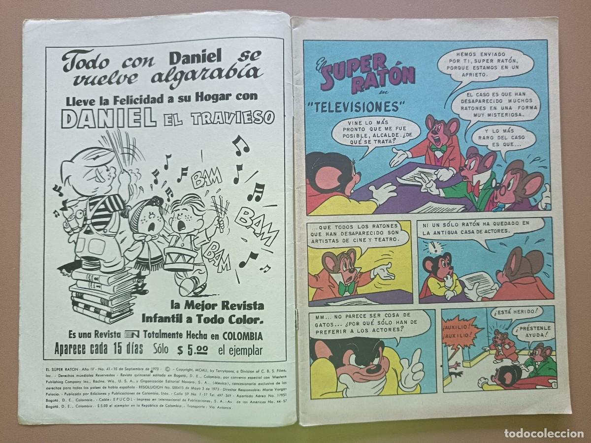 Tebeos: SUPER RAT&Oacute;N- (COLOMBIA)-N&Uacute;MERO-41 - Foto 2