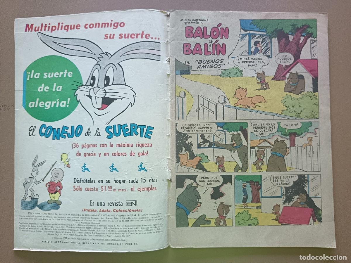 Tebeos: TOM Y JERRY- BAL&Oacute;N Y BAL&Iacute;N- 352 - Foto 2