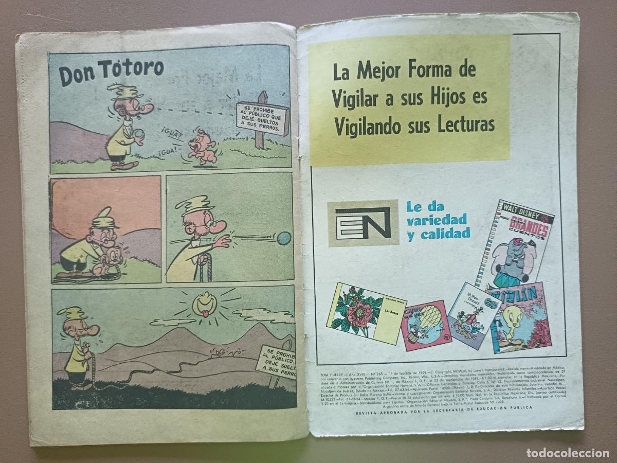 Tebeos: TOM Y JERRY- N&Uacute;MERO- 265 - Foto 4