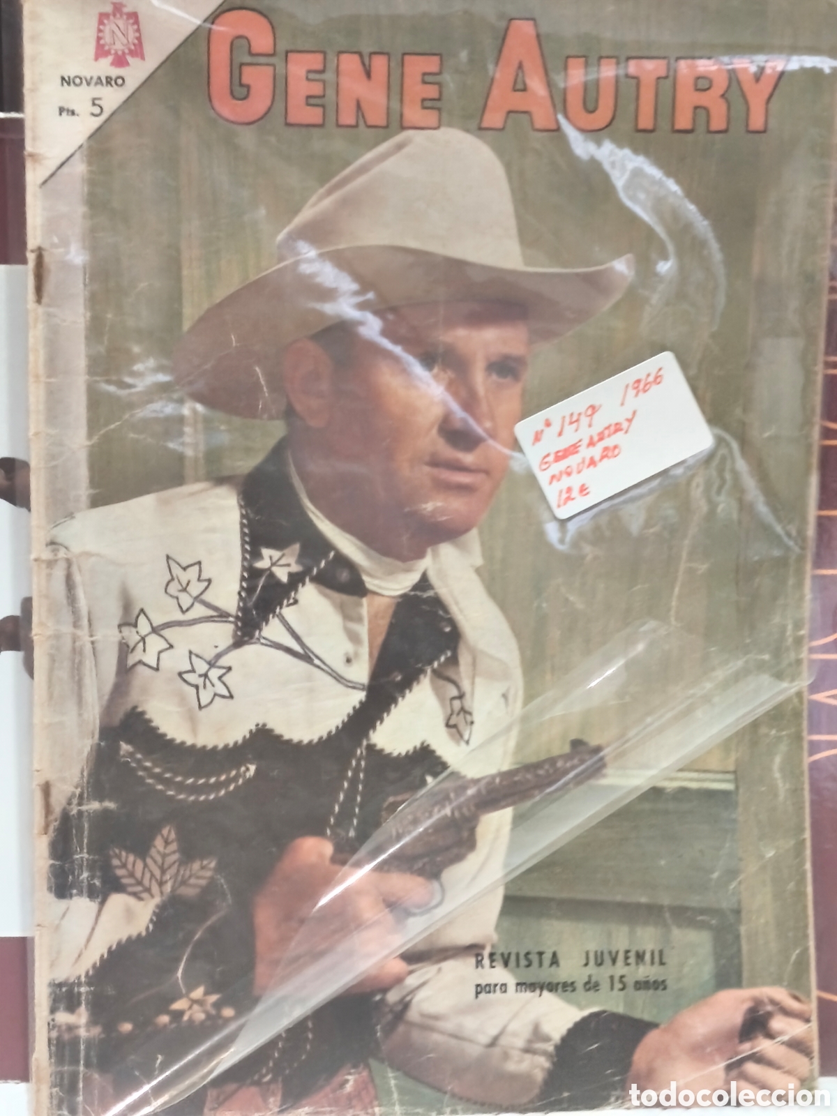 Comics: Tebeo de novato ,gene autry , original conservaci&oacute;n normal de su uso muy escaso ver
