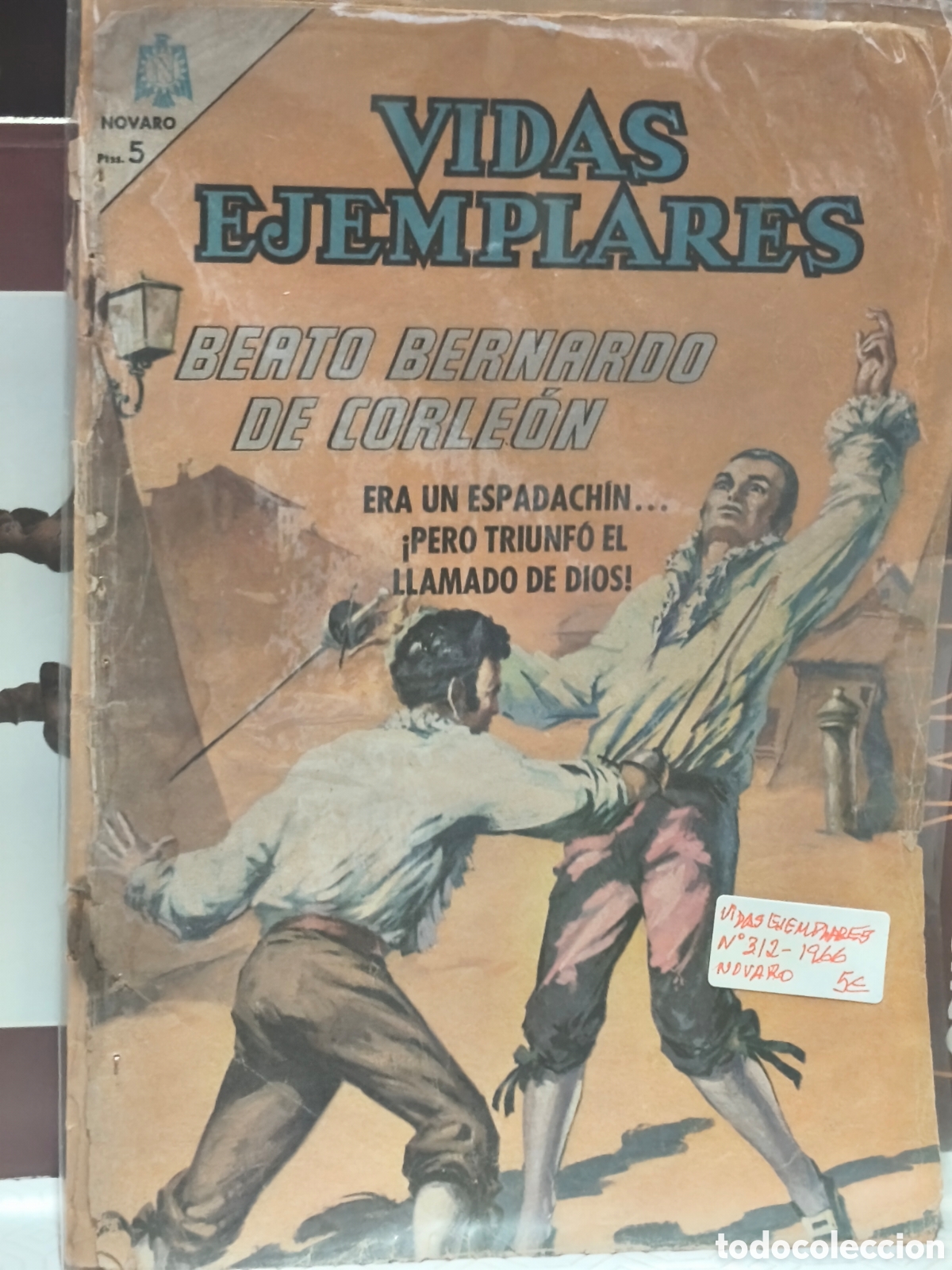 Tebeos: Tebeo novaro ,vidas ejemplares conservaci&oacute;n normal de uso , ver imagenes