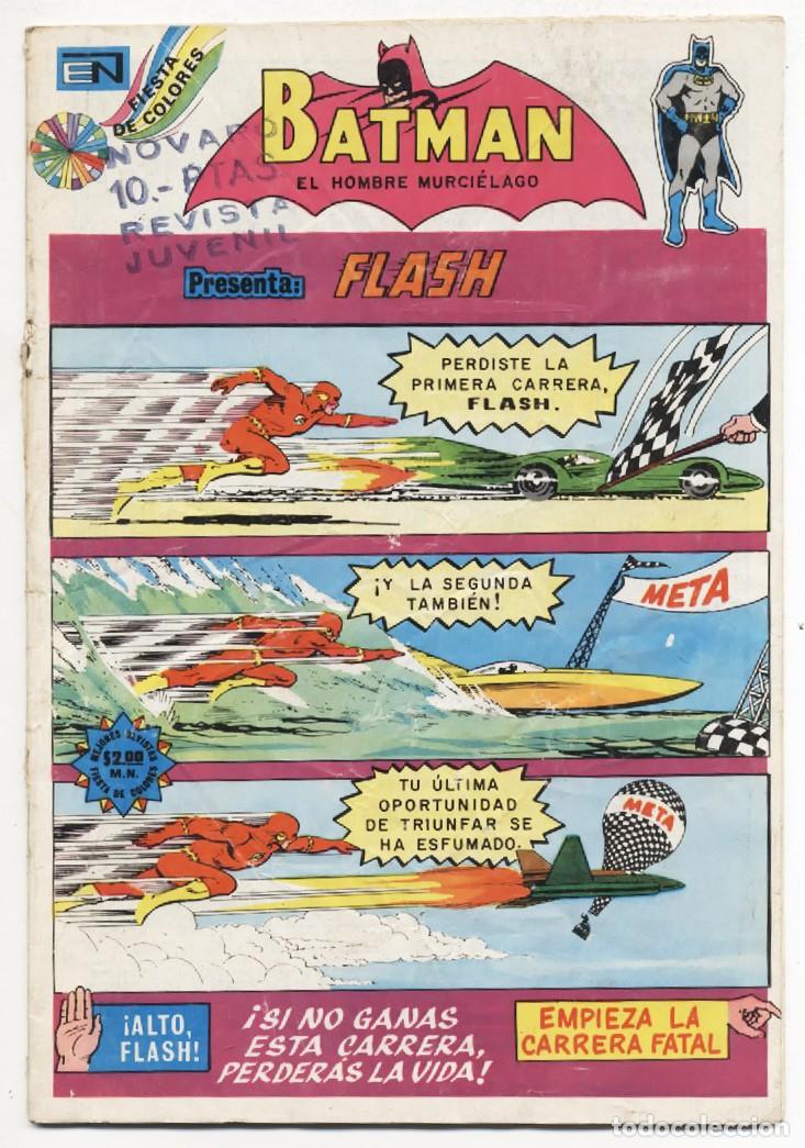 Livros de Banda Desenhada: BATMAN EL HOMBRE MURCI&Eacute;LAGO PRESENTA FLASH N&ordm; 723 EDITORIAL NOVARO 1974