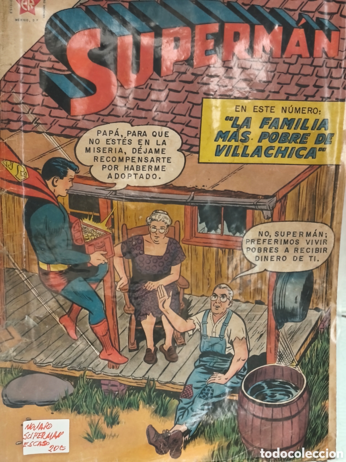 Tebeos: Tebeo novaro Superman conservaci&oacute;n seg&uacute;n el uso del ejemplar original ,ver im&aacute;genes
