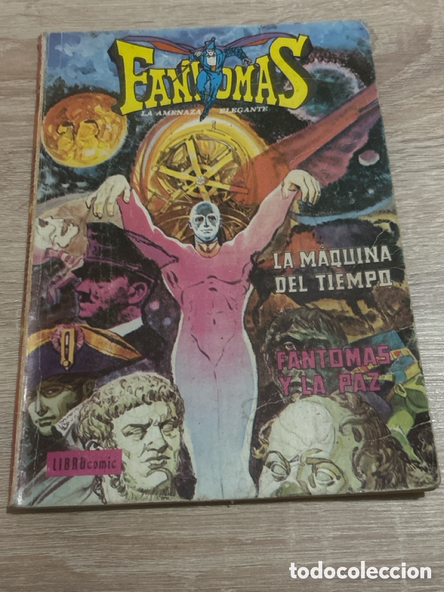 Tebeos: FANTOMAS. LA AMENAZA ELEGANTE. TOMO II. LIBRO COMIC. NOVARO 1977