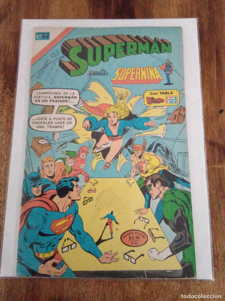 Tebeos: Superman 1002 Novaro. &Uacute;ltimo n&uacute;mero de la serie regular. Impecable. - Foto 1