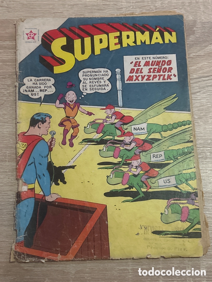 Tebeos: SUPERM&Aacute;N- A&Ntilde;O XI, N&ordm; 340, 25 DE ABRIL DE 1962 NOVARO M&Eacute;XICO