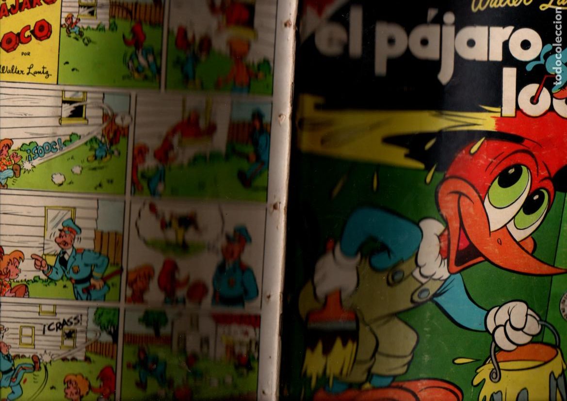 Tebeos: EL PAJARO LOCO. N&Uacute;M. 61. WALTER LANTZ. REVISTA SEA. NOVARO, ABRIL 1955