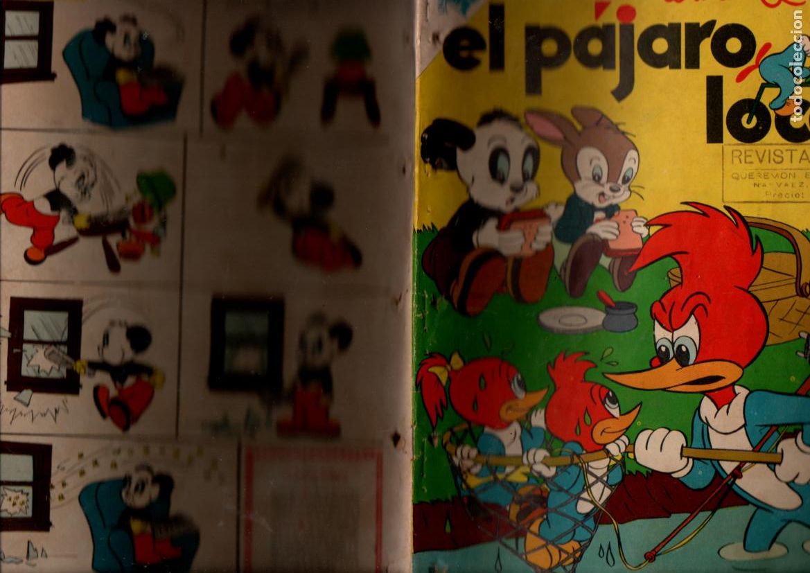 Tebeos: EL PAJARO LOCO. N&Uacute;M. 108. WALTER LANTZ. REVISTA SEA. NOVARO, ABRIL 1957