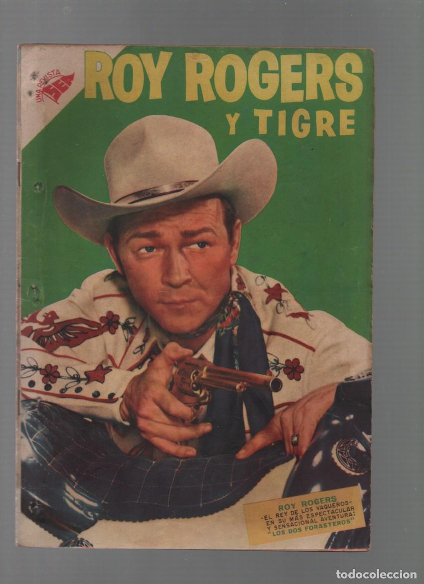 Tebeos: ROY ROGERS N.&ordm; 48. UNA REVISTA SEA. 1&ordm; AGOSTO 1956. EDITORIAL NOVARO. ROY ROGERS Y TIGRE