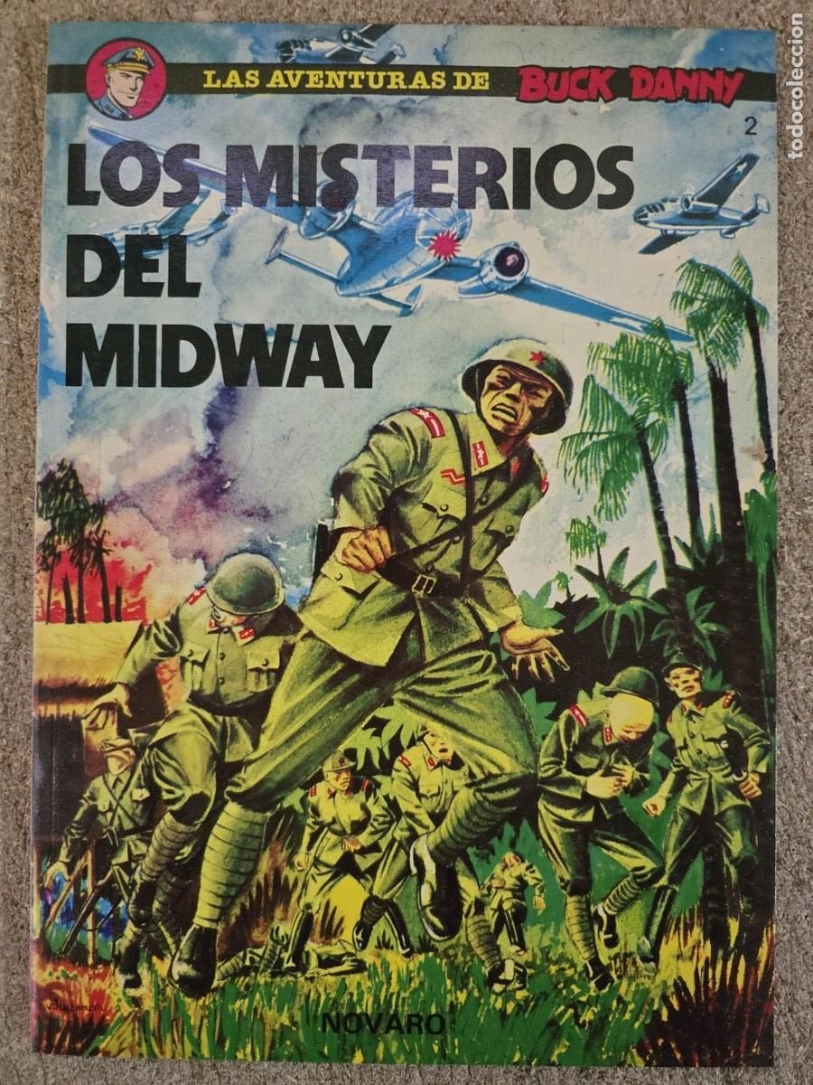 Tebeos: Las Aventuras de Buck Danny 2.Los Misterios del Midway.Novaro
