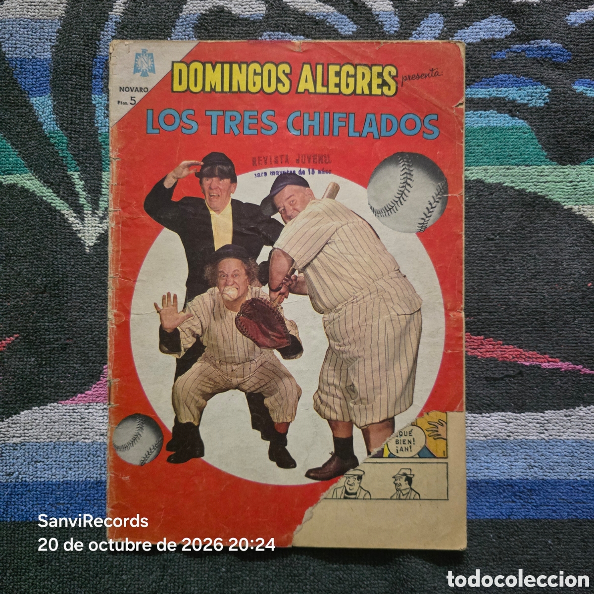 Tebeos: DOMINGOS ALEGRES 562: LOS TRES CHIFLADOS (NOVARO)