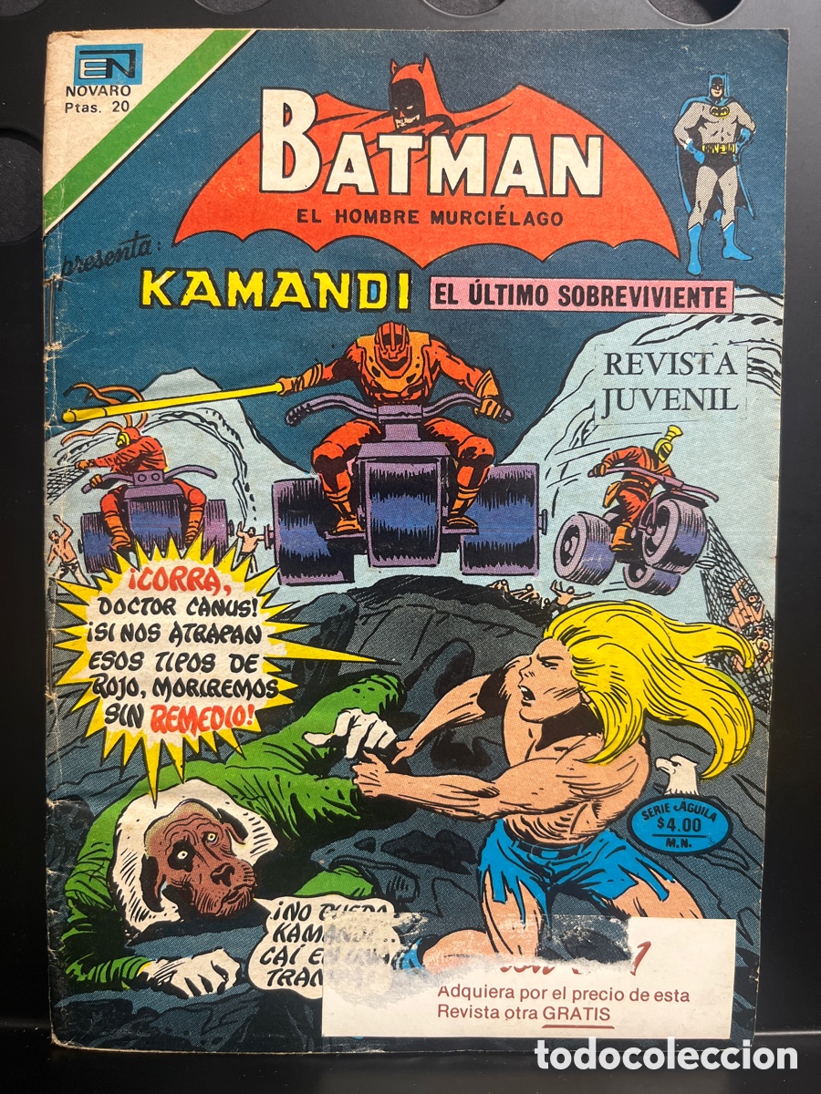 Tebeos: BATMAN : EL HOMBRE MURCI&Eacute;LAGO N.2 904 KAMANDI SERIE AGUILA ( 1954/1985 )