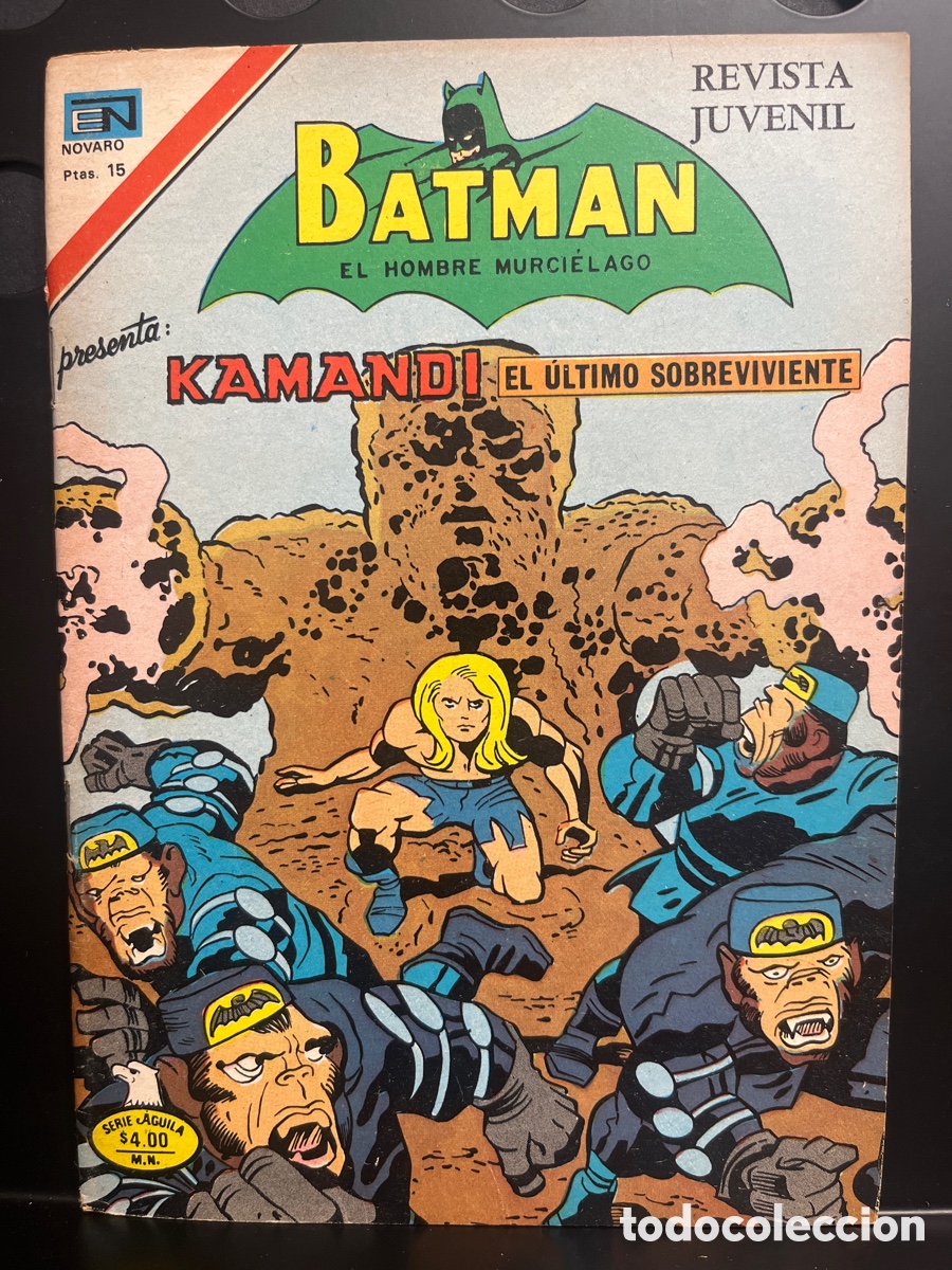 Tebeos: BATMAN : EL HOMBRE MURCI&Eacute;LAGO N.2 884 KAMANDI SERIE AGUILA ( 1954/1985 )