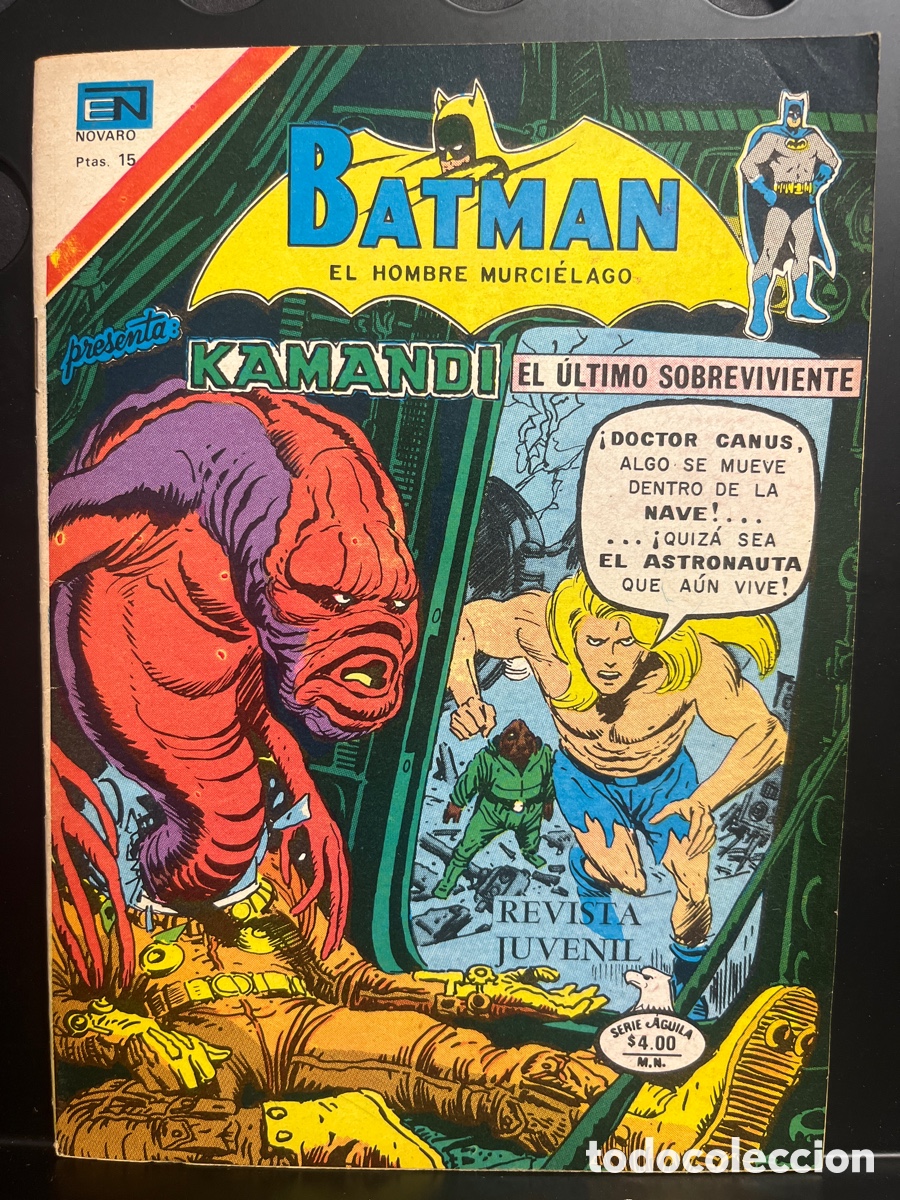 Tebeos: BATMAN : EL HOMBRE MURCI&Eacute;LAGO N.2 896 KAMANDI SERIE AGUILA ( 1954/1985 )