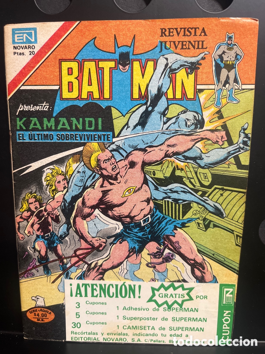 Tebeos: BATMAN : EL HOMBRE MURCI&Eacute;LAGO N.2 976 KAMANDI SERIE AGUILA ( 1954/1985 )