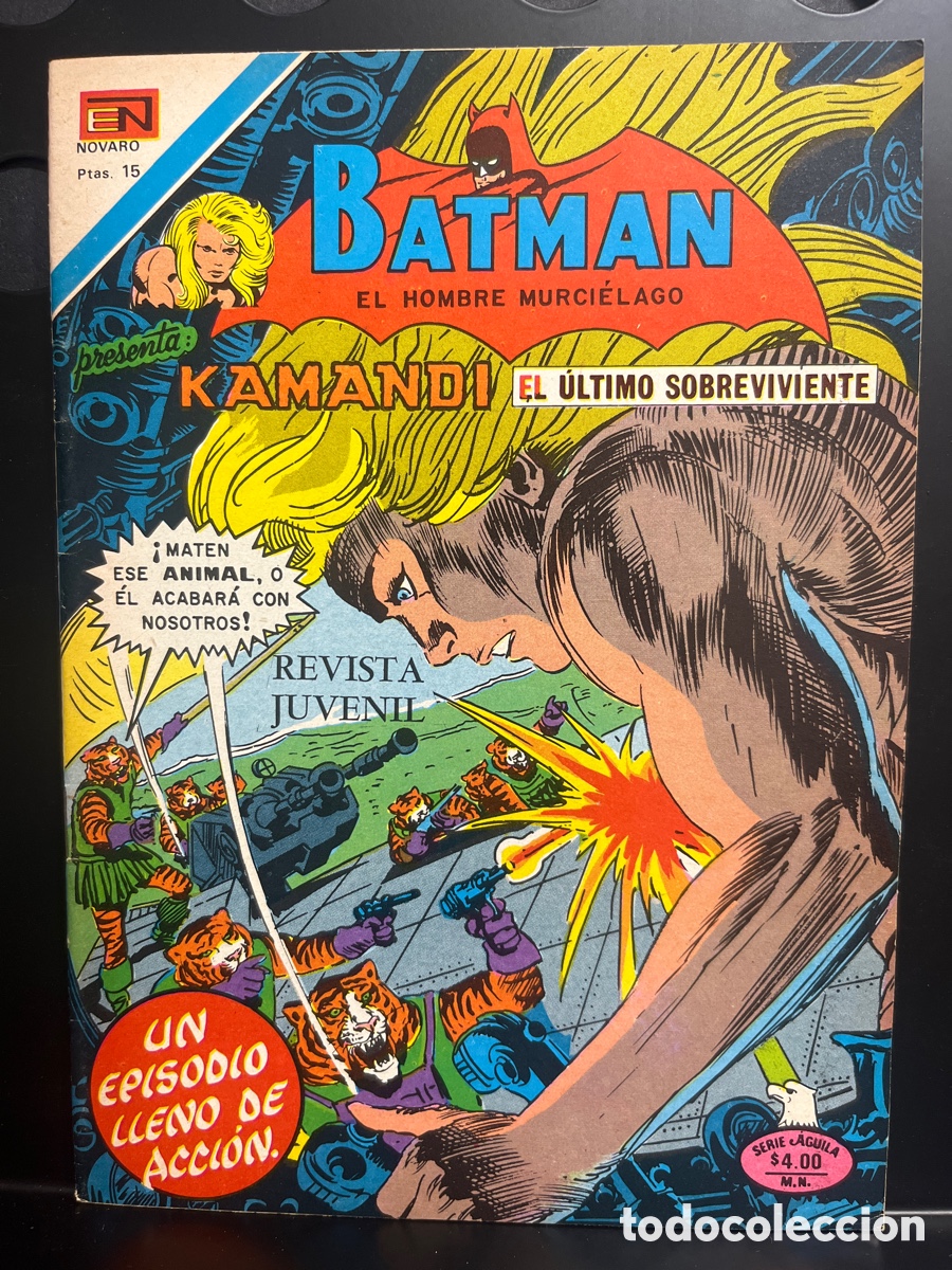 Tebeos: BATMAN : EL HOMBRE MURCI&Eacute;LAGO N.2 892 KAMANDI SERIE AGUILA ( 1954/1985 )