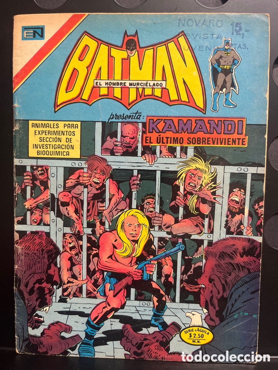 Tebeos: BATMAN : EL HOMBRE MURCI&Eacute;LAGO N.814 KAMANDI SERIE AGUILA ( 1954/1985 )