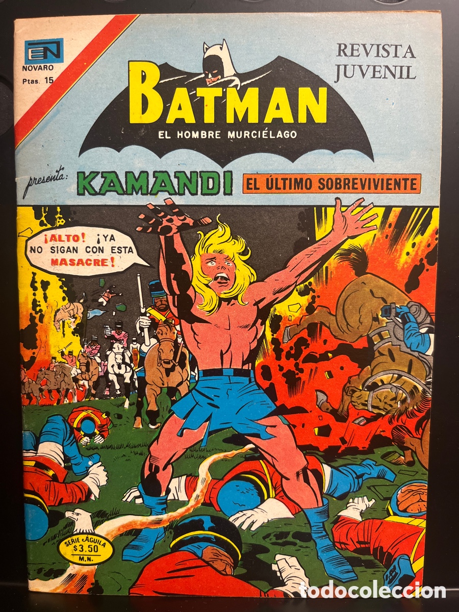 Tebeos: BATMAN : EL HOMBRE MURCI&Eacute;LAGO N.2 868 KAMANDI SERIE AGUILA ( 1954/1985 )
