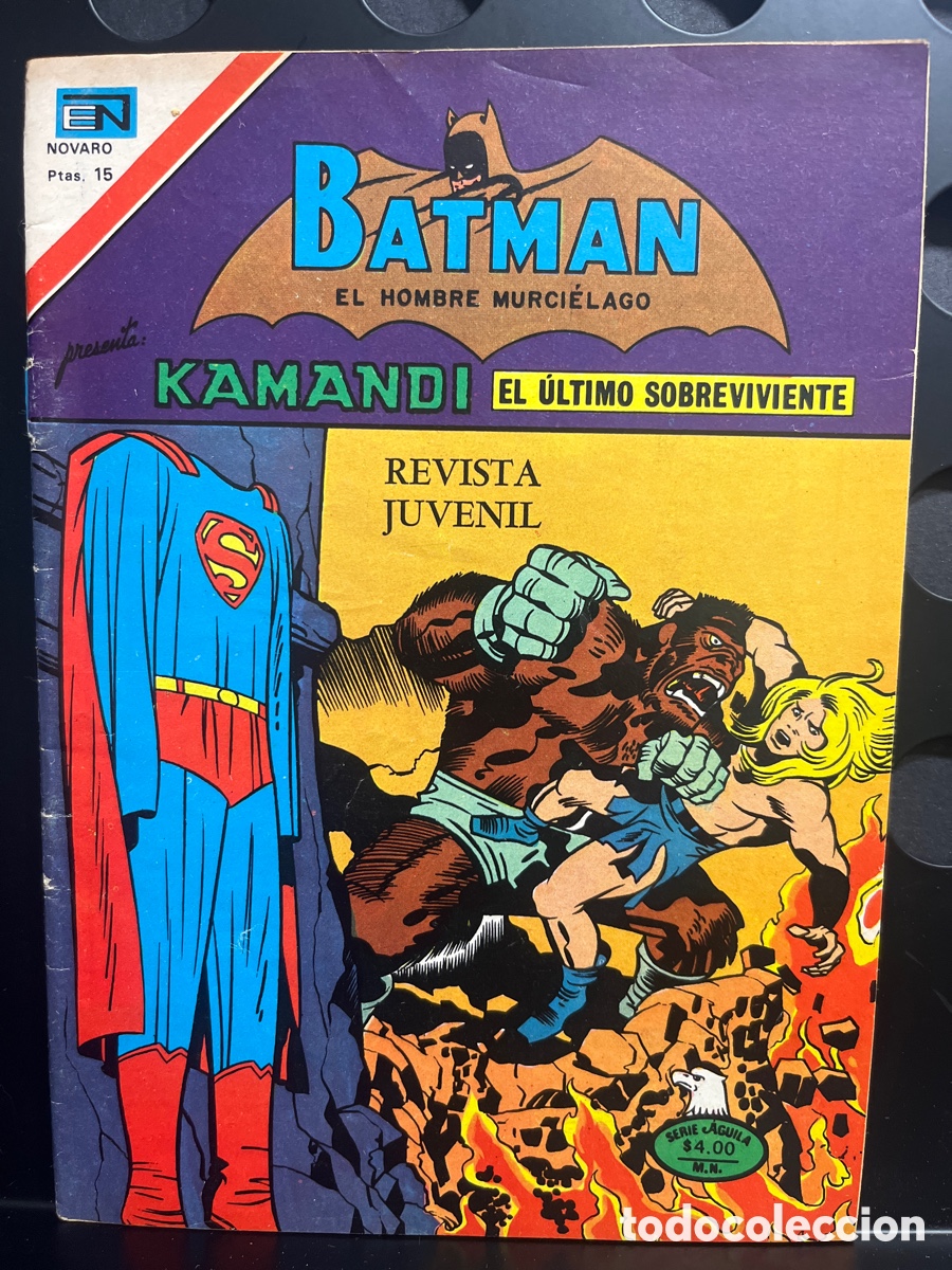 Tebeos: BATMAN : EL HOMBRE MURCI&Eacute;LAGO N.2 872 KAMANDI SERIE AGUILA ( 1954/1985 )